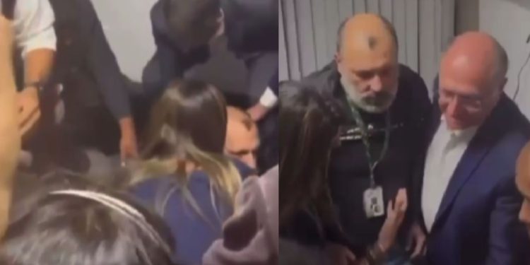 Geraldo Alkcimm socorre jornalista que passou durante coletiva em Manaus