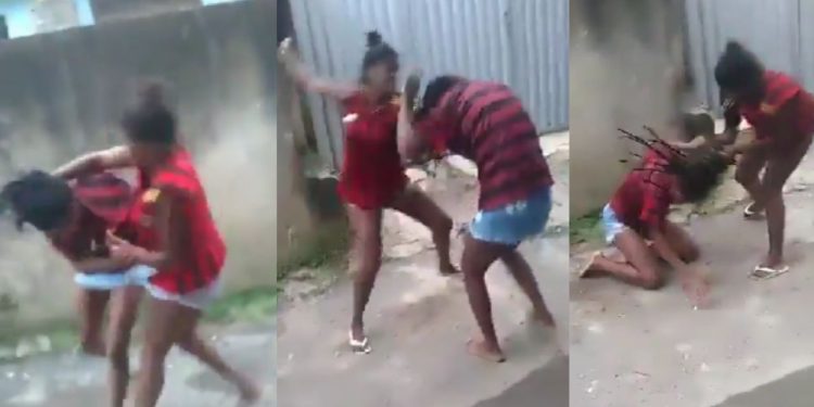 Novinha flamenguista leva tapas e socos na cara após talaricar a melhor amiga