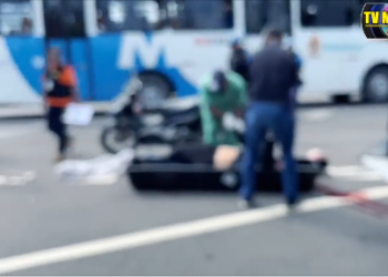 Acompanhe a remoção do motociclista morto em grave acidente na Torquato Tapajós