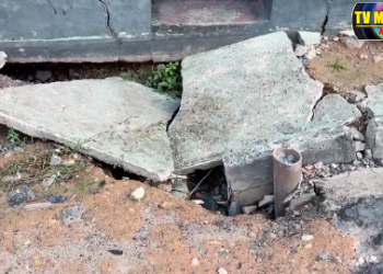 RISCO DE DESABAMENTO – Idosa relata drama em casa após obra da Águas de Manaus