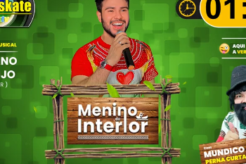 Luciano Araújo na quarta da toada com Mundico Perna Curta