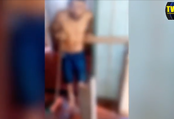 VEJA VÍDEO: Homem é castigado pelo tribunal do crime no interior do AM