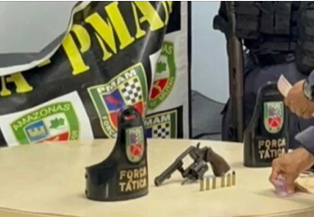 PRONTO PRO CRIME – Homem é preso com arma e munições em Manaus