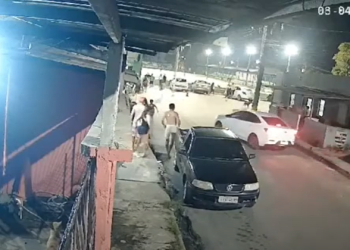 PÂNICO E CORRERIA: Criminosos armados atiram em jovem no Jorge Teixeira em Manaus