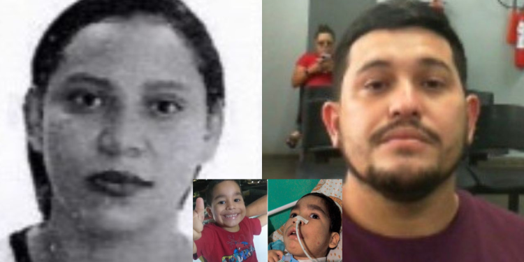 O casal Clayton Augusto Souza do Carmo, 32, e Beatriz Rodrigues Matos, 29, foram presos por policiais da. Pai e