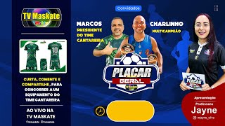 Presidente do time Cantareira Marcos e o Multicampeão Charlinho no Placar Geral