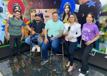 Educador Físico Wilker Oliveira e os cantores Bruno & Hagno no Você é Demais