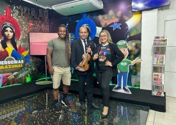 Violonista Vitor Camilo e Bailarino Andryo Alexandro no Você é Demais