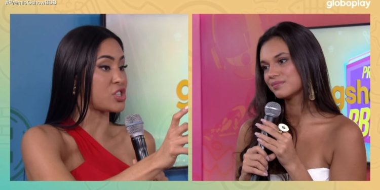 Torta de climão: veja a reação de Isabelle ao ver VT de Alane falando mal dela