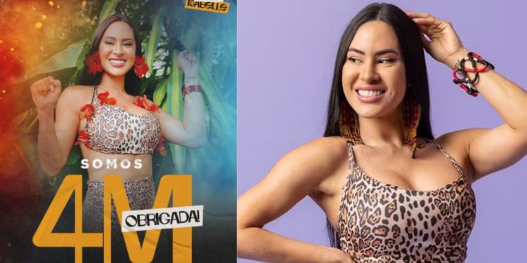 Isabelle chega à marca de 4 milhões de seguidores no Instagram Isabelle
