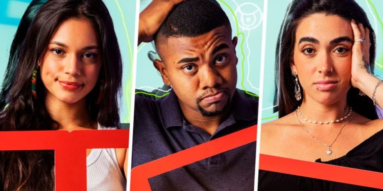 BBB 24: Giovanna, Alane e Davi estão no paredão