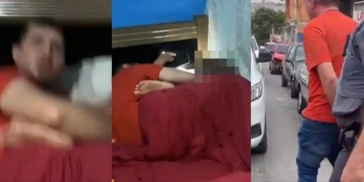 Vídeos divulgados nas redes sociais mostram o exato momento em que uma mulher flagra sua filha, uma. Veja vídeos