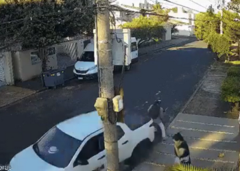 Um motorista de 43 anos atropelou um criminoso e livrou uma enfermeira, de 28, de ser assaltada em. Motorista atropela