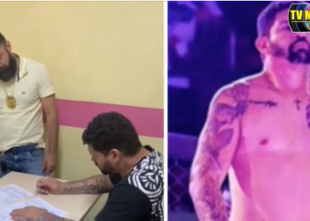 ARREGOU? Lutador de MMA se entrega a polícia após ser acusado de agredir a ex-namorada