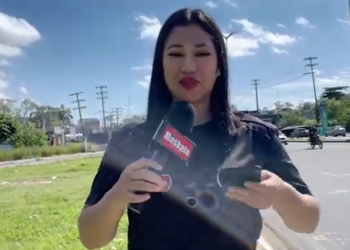 LIVE – Motoqueiro cochila e colide em árvore na av. Max Teixeira