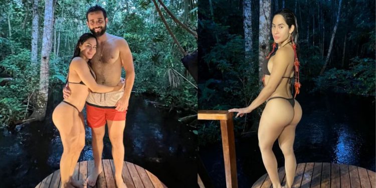 E o casal Mabelle segue curtindo - e muito - o Amazonas! Os ex-BBBs Isabelle, de 31 anos de idade, e. Deusa: