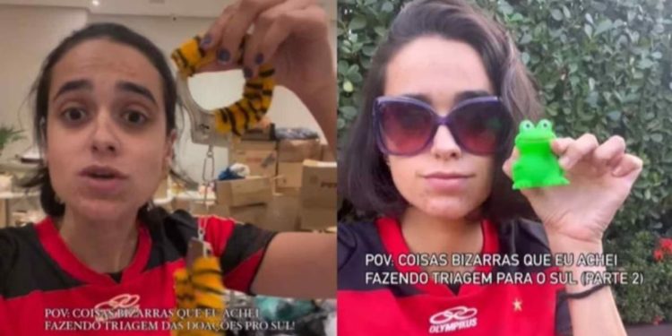 A voluntária no Rio de Janeiro Renata Protta, 26 anos, divulgou nas redes sociais o momento em que achou. Vídeo: