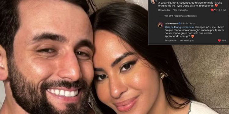 Isabelle Nogueira se derreteu por Matteus Amaral no comentário de uma publicação feita pelo ex-BBB, no. Matteus e