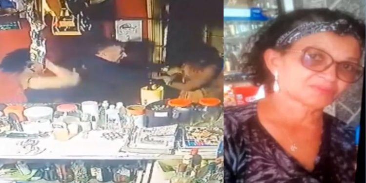 Maria Santos Rocha, 57, foi esfaqueada até a morte, após se envolver em uma briga com outra mulher. Mulher é
