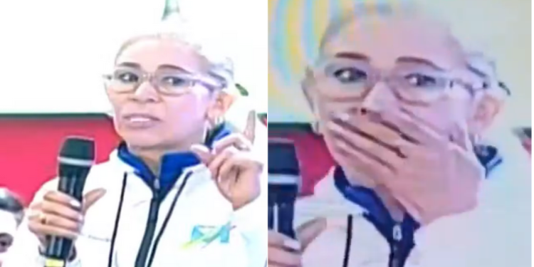 O vídeo de uma situação constrangedora acabou virando um meme nas redes sociais, após a dentadura da; Vídeo: