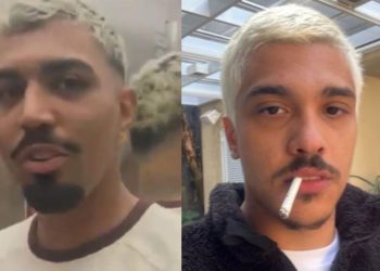 Gabigol diz ser ‘Chico Moedas’ ao encontrar fã no elevador em Manaus