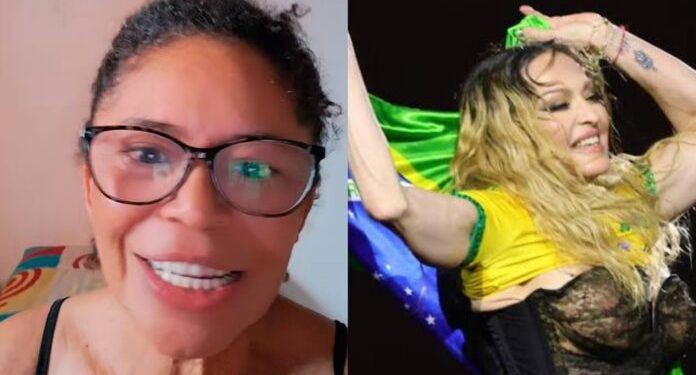 Após perder seu emprego por ter ido ao show da Madonna no Rio de Janeiro, Maria Solange, mas conhecida. Marina Silva