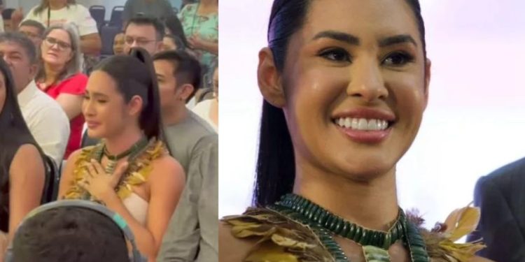 Vídeo: Isabelle se emociona ao ser nomeada Embaixadora do Festival Folclórico de Parintins