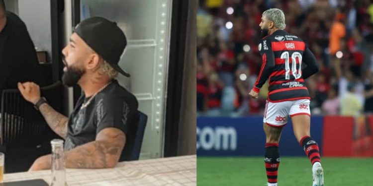 Após ser flagrado com camisa do Corinthians, diretoria do Flamengo multa e tira camisa 10 de Gabigol