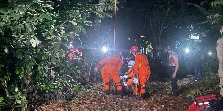 Paraquedista fica preso em árvore com mais de 23 metros de altura em Manaus