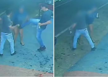 Um policial penal Eiryan Valcley de Jesus Valadão e um amigo identificado por Marcos Vinícius Souza Mesquita. Após