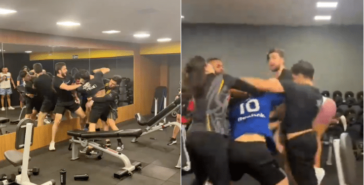 Uma briga entre frequentadores da Smart Fit, em Belo Horizonte (MG), viralizou nas redes sociais na manhã. 'Bombadinhos'