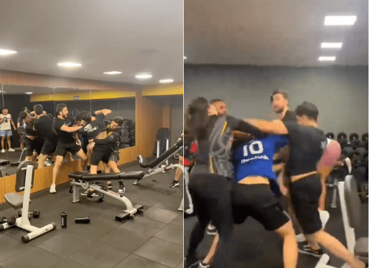 Uma briga entre frequentadores da Smart Fit, em Belo Horizonte (MG), viralizou nas redes sociais na manhã. 'Bombadinhos'
