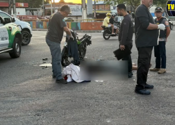 MANAUS – Motociclista morre ao colidir com ônibus na avenida Brasil