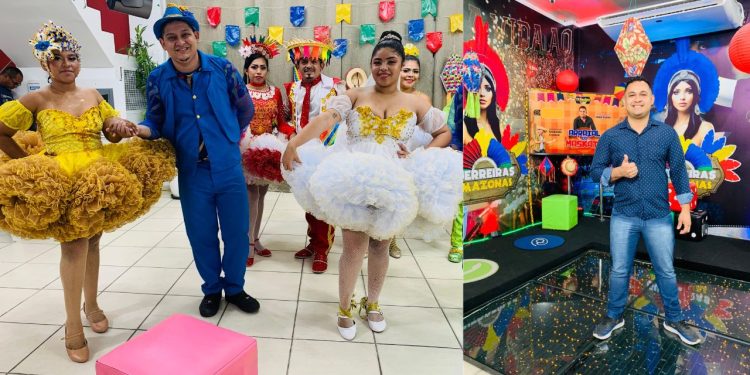 O Arraial do Maskate desta quinta-feira (13) foi bom de mais, sô! Além de muita música, danças típicas. Arraial