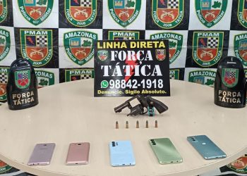 A Polícia Militar do Amazonas (PMAM), por meio da Força Tática, prendeu um homem, de idade não informada. Polícia frustr