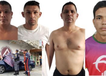 Antônio Ricardo Gomes de Sá, 36, Carlos Inácio Ferreira de Souza, 35, Fabrício dos Santos Gonçalves, 42. Suspeito na