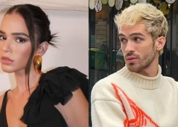 Bruna Marquezine, de 28 anos, assim como João Guilherme, de 22, está em terras parisienses. O ator há. Com João