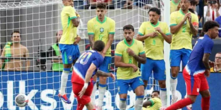 Brasil fica no empate com EUA no último amistoso antes da Copa América