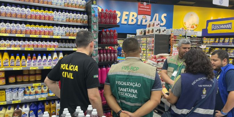 A Polícia Civil do Amazonas (PC-AM), por meio da Delegacia Especializada em Crimes contra o Consumidor. Supermercado