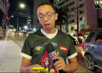 Mulher é atropelada por caminhão de lixo em avenida de Manaus