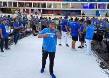 Passagem de som do Boi Caprichoso