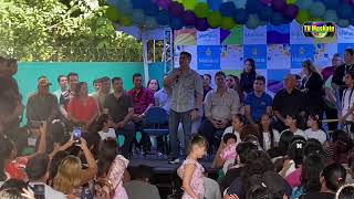 Reinauguração da escola municipal Monte Horebe