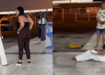 'Mimadinha' faz escândalo em Rodoviária por não ganhar iPhone 15 da mãe; veja o vídeo