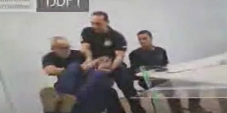 Um jovem de 21 anos protagonizou um momento de grande tumulto ao ter sua prisão em flagrante convertida. Réu se