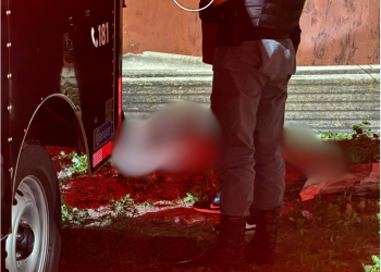 O corpo de um homem, ainda não identificado, foi encontrado na noite de domingo (7), na rua Pintassilgo. Torturado