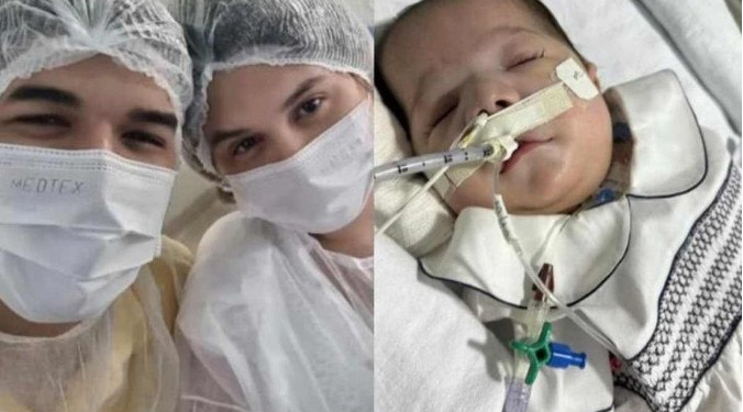 Na madrugada desta terça-feira (9), Arthur, o filho mais novo do cantor Zé Vaqueiro e sua esposa Ingra. Morre filh