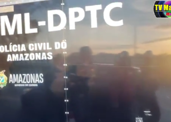 Acompanhe a remoção do corpo da jovem morta em grave acidente em Manaus