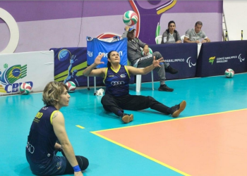 Na reta final da 45ª edição dos Jogos Escolares do Amazonas (JEAs) que reuniu mais de 5 mil alunos atletas. Paratleta