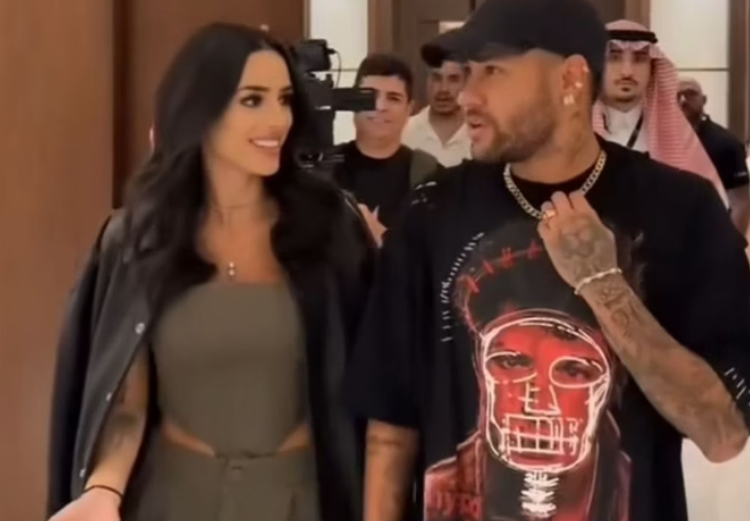 Neymar dá “bronca” em Bruna Biancardi durante filmagem