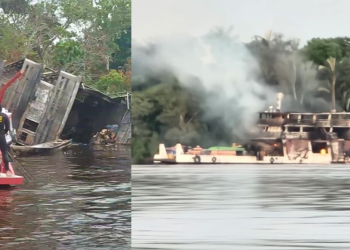 Sobe para 4, o número de vítimas fatais do incêndio na embarcação Comandante Souza